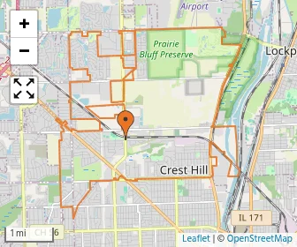 Area schools map